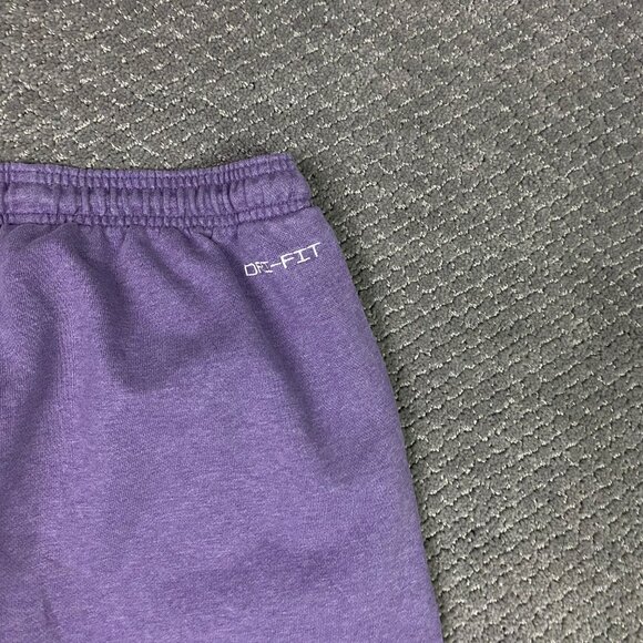Nike Standard Issue Sweatpants Men's Large Purple Basketball Joggers Gym Pants - Picture 5 of 14